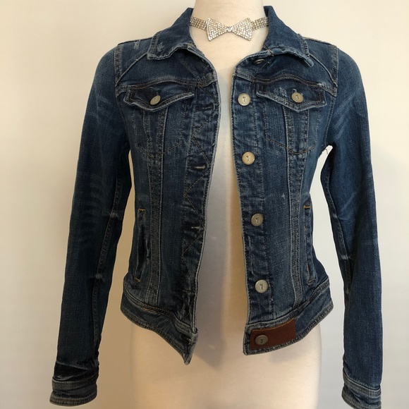 Like-New Classic Pilcro/Anthropologie Jean Jacket - Picture 2 of 13